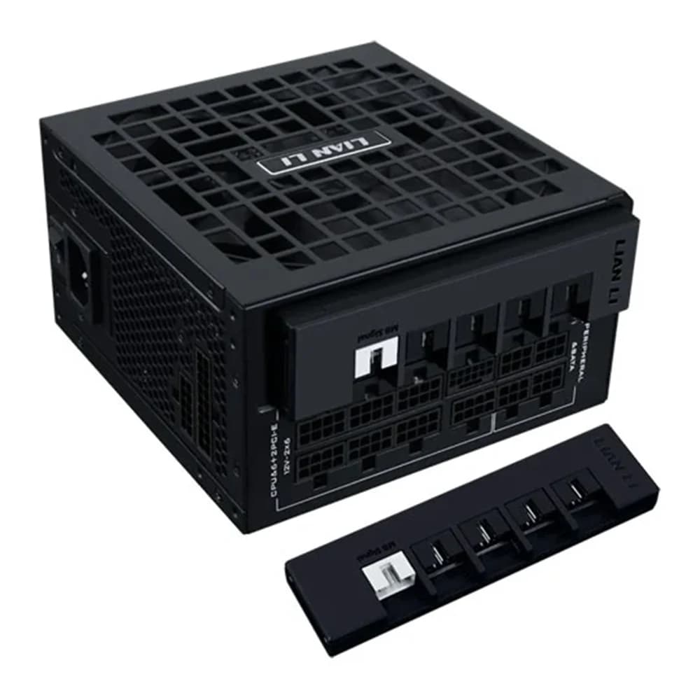 Lian Li RS 1000W Fully Modular Power Supply Black, Hub ATX 3.1, 80Plus Gold, PCIE 5.1