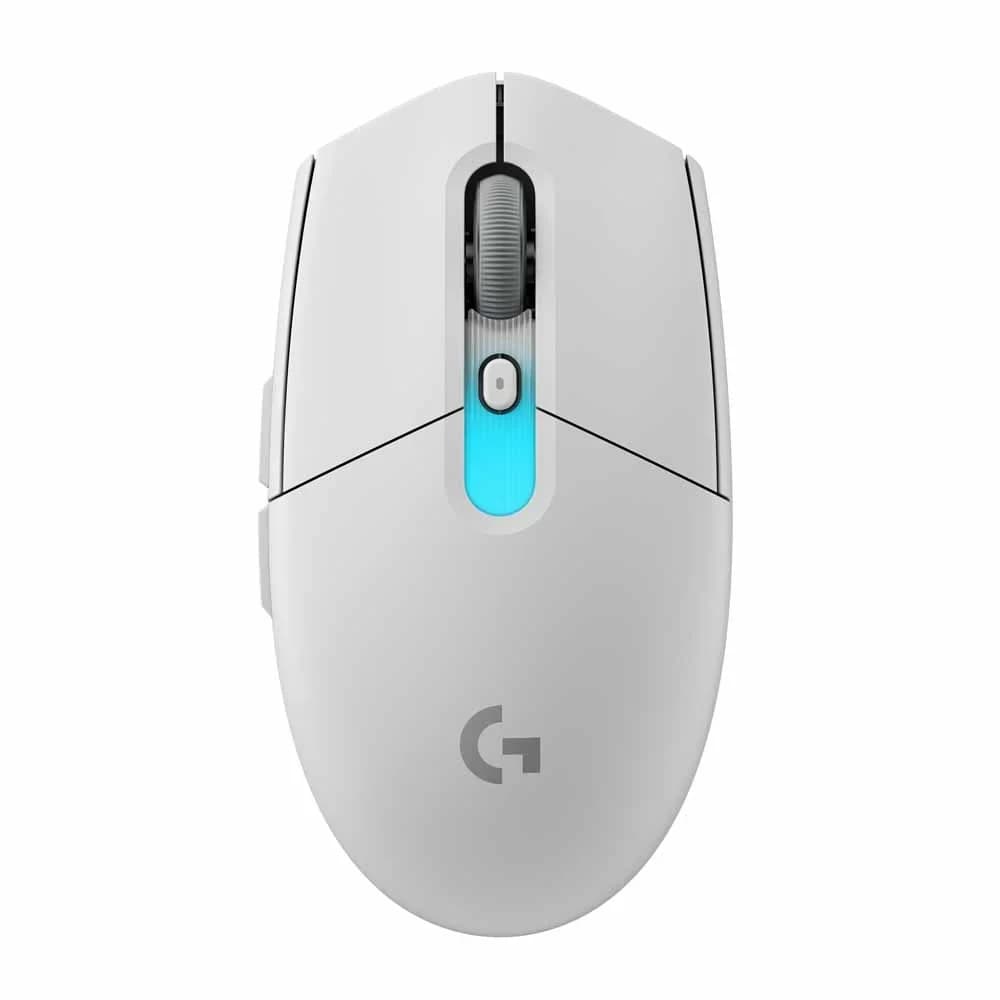 Logitech G305 X SUPERLIGHT Gaming Mouse White, LIGHTSPEED Wireless, G series, LIGHTSYNC RGB, Sensor HERO, Report Rate 1000 Hz (1 ms)