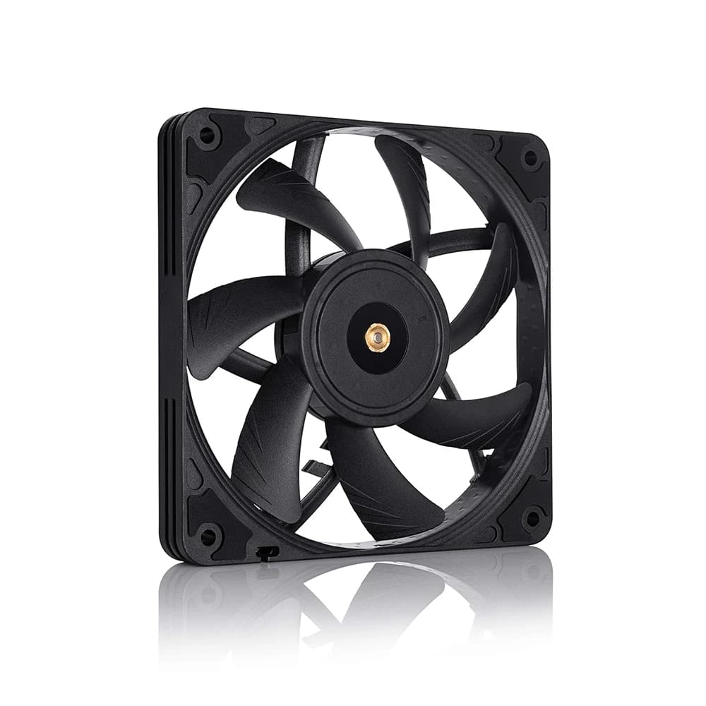 Noctua NF-A12x15 PWM Slim 120mm Premium Fan Black, High Airflow Low Noise, 15mm Slim Design for Low-Profile CPU Coolers and HTPC Cases, 3 Speed Settings