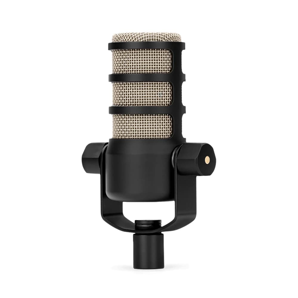 Rode PodMic Dynamic Broadcast Microphone Black, Broadcast-quality, podcasting, livestreaming, Internal pop filter, shock mount,integrated swing mount