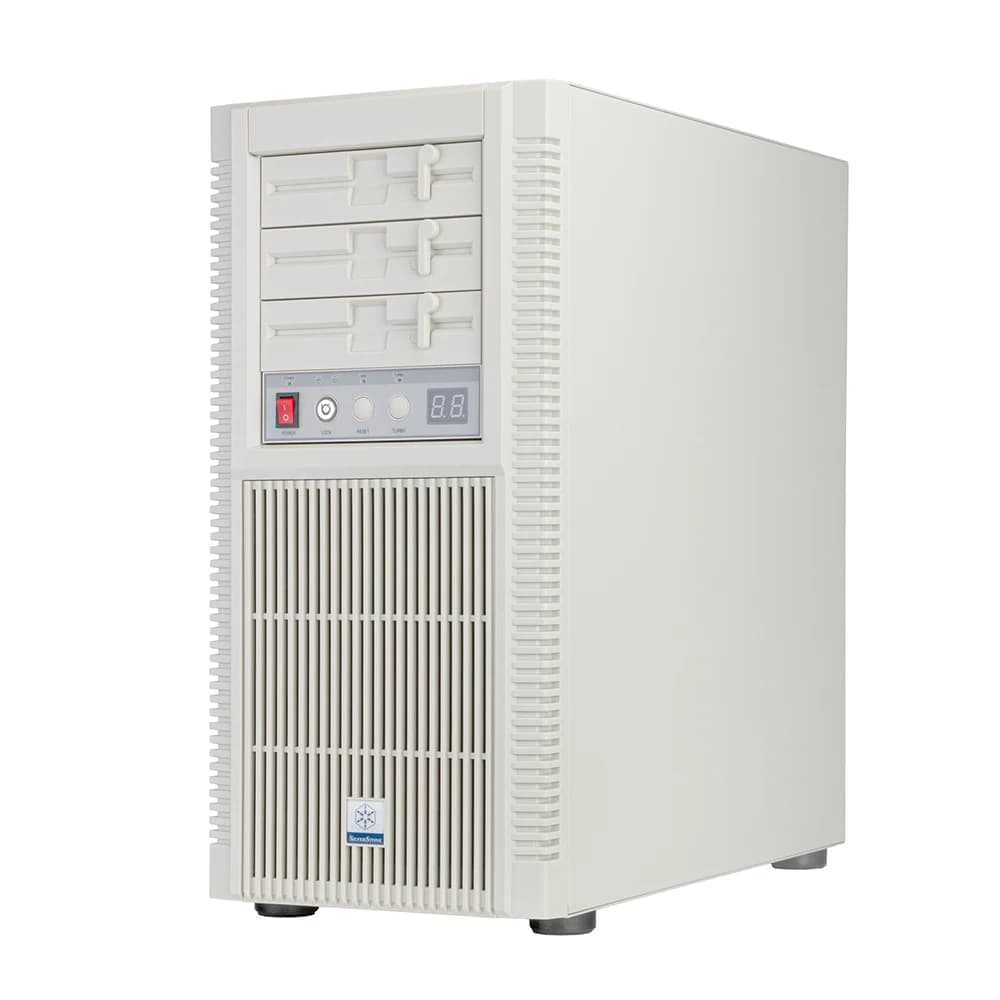 Silverstone FLP02 Retro Inspired Mid Tower Case Limited Edition, Steel, Plastic, PS2 (ATX), SSI-CEB, ATX, Micro-ATX, Mini-ITX