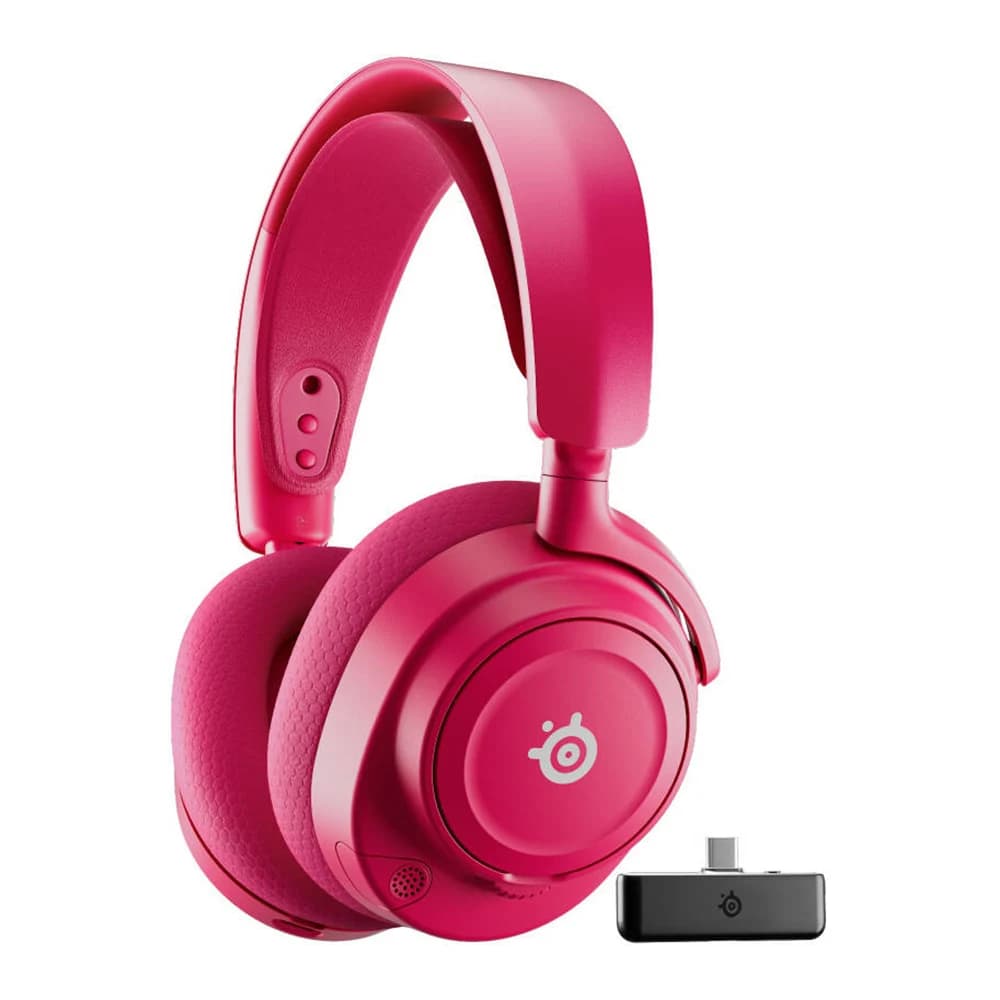 SteelSeries Arctis Nova 7X Gen 2 Wireless Gaming Headphones Magenta, Xbox Edition, Neodymium Magnetic Drivers, 360° Spatial Audio