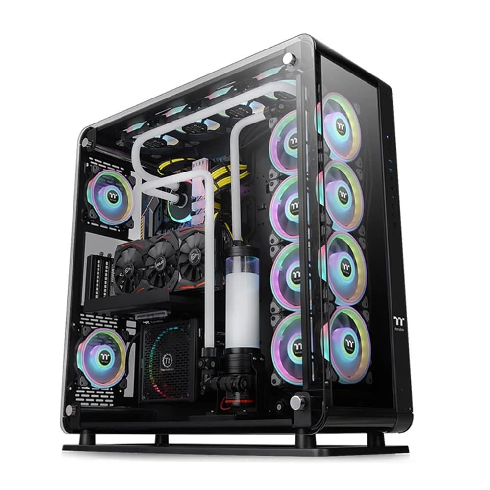 Thermaltake Core P8 Tempered Glass Full Tower Chassis PC Case Black