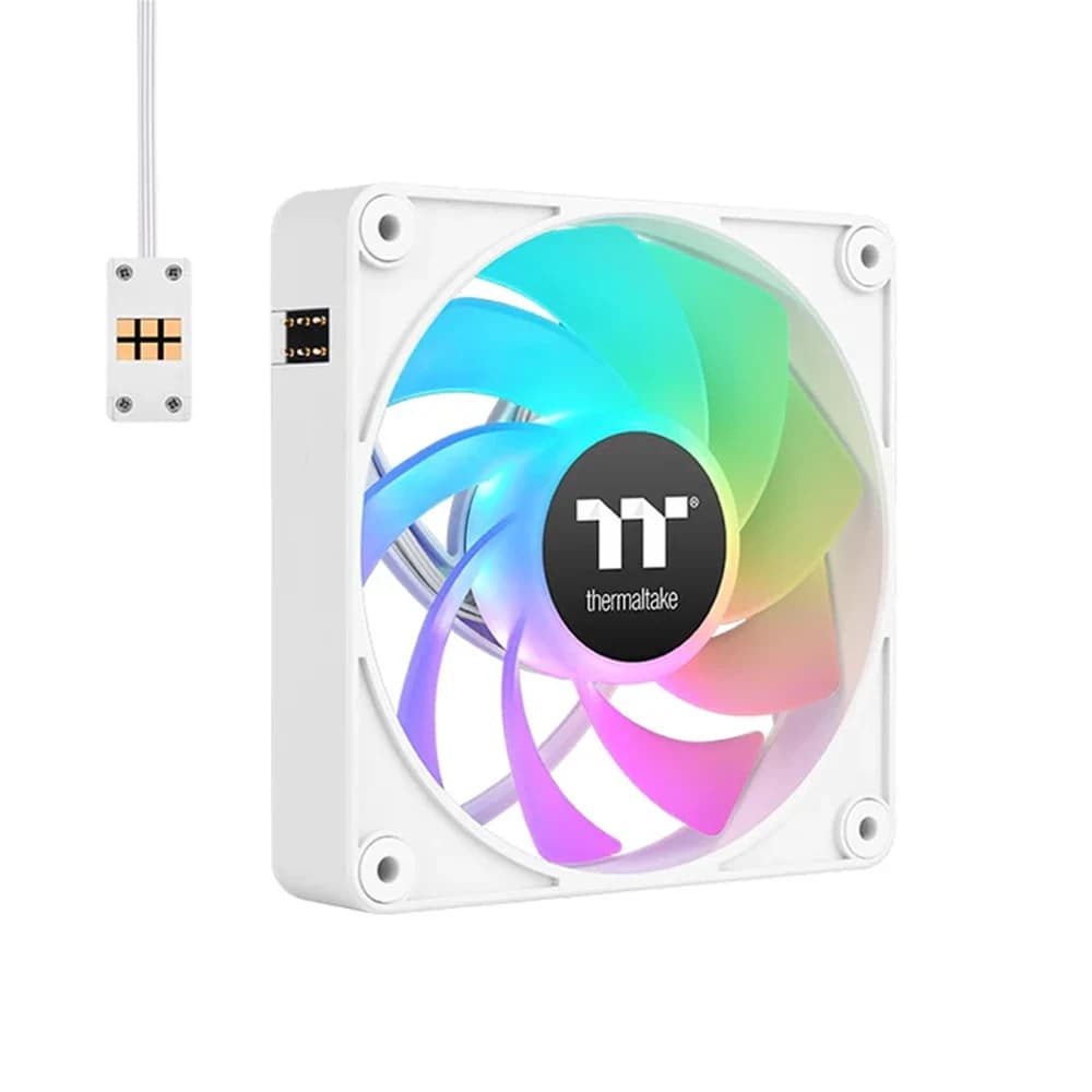 Thermaltake CT120 EX Reverse ARGB Sync 3-Fan Pack PC Cooling Fan White