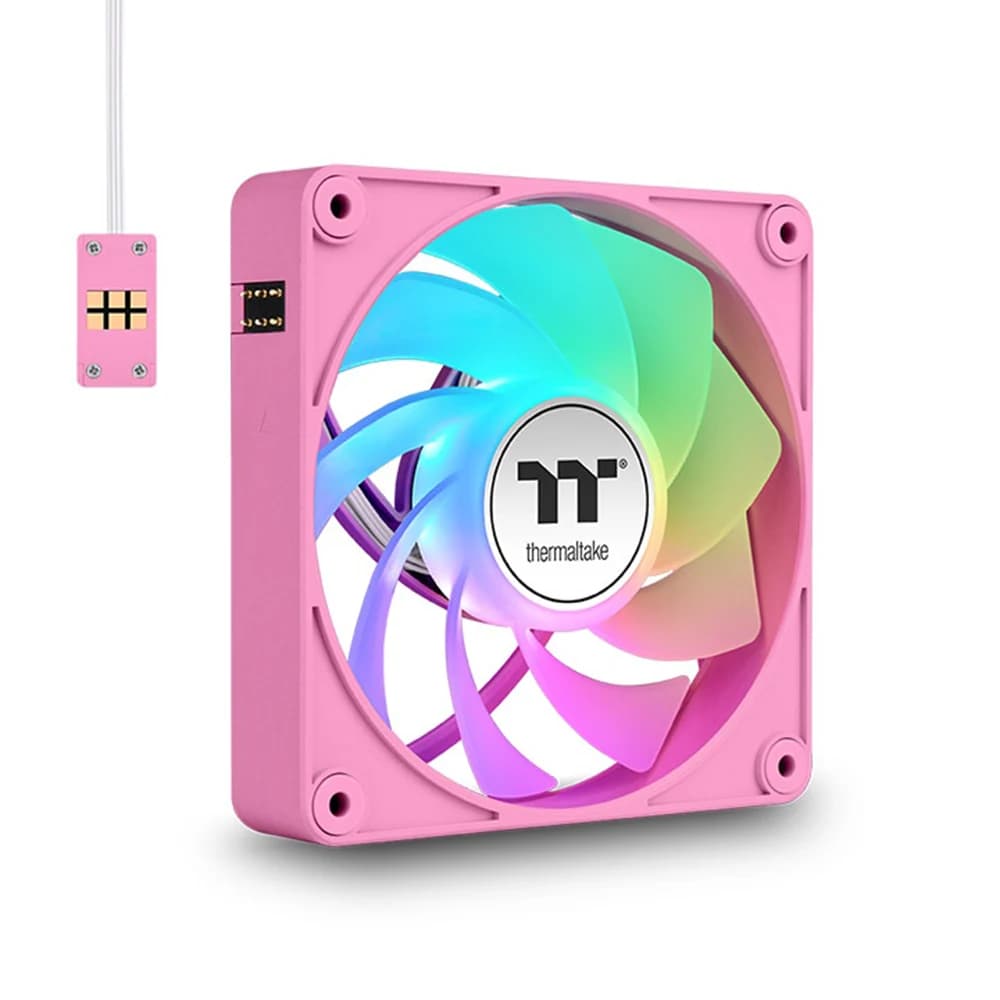 Thermaltake CT120 EX Reverse ARGB Sync Pink 3-Fan Pack PC Cooling Fan