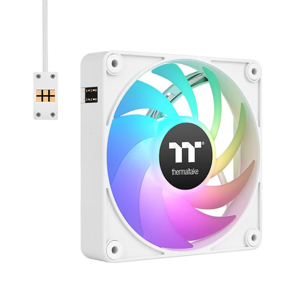 Thermaltake CT140 EX ARGB Sync 3-Fan Pack PC Cooling Fan White