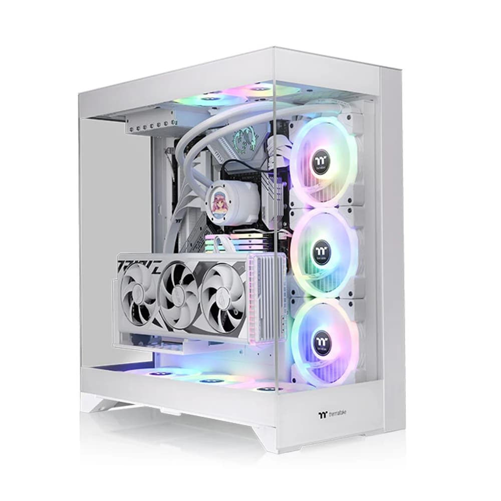 Thermaltake CTE E550 TG Snow Mid Tower Chassis PC Case
