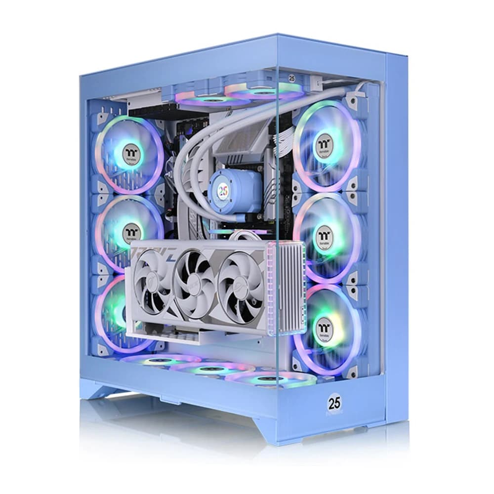 Thermaltake CTE E600 MX Hydrangea Blue Mid Tower Chassis PC Case
