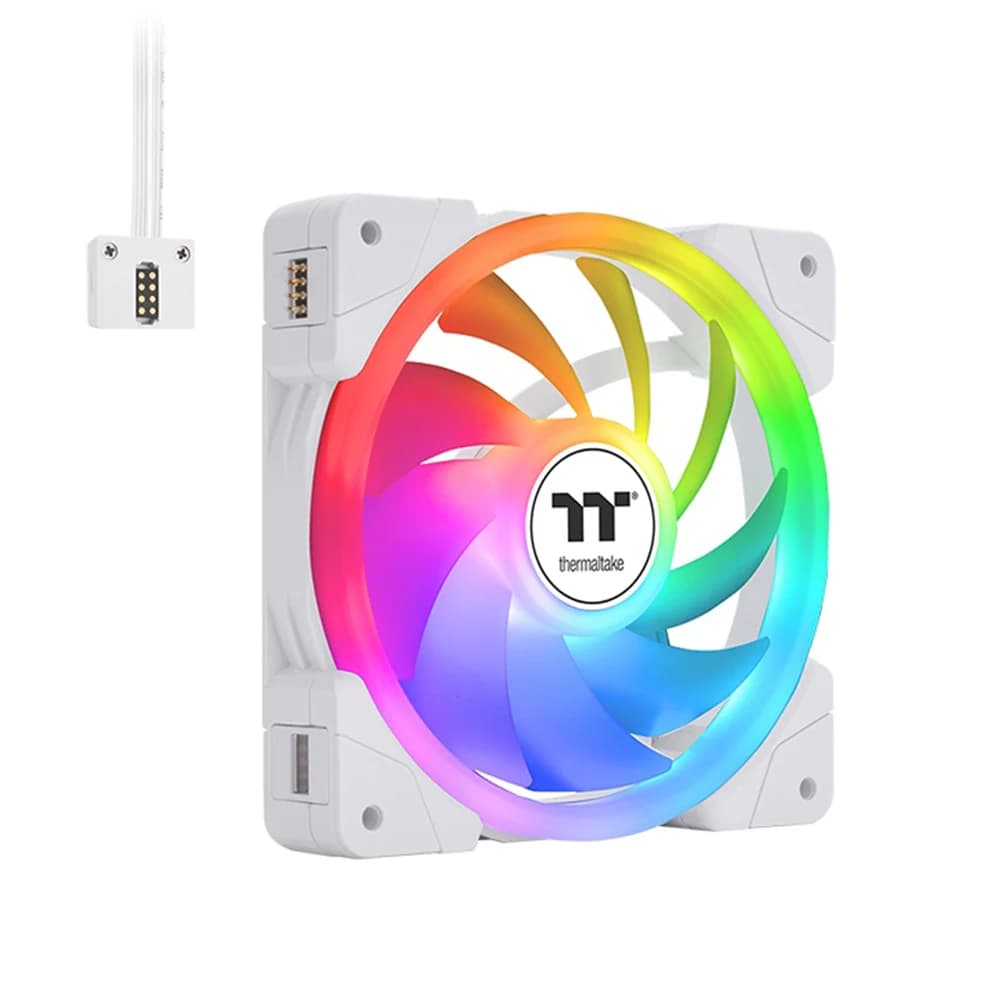 Thermaltake SWAFAN EX14 ARGB Sync TT Premium Edition 3-Fan Pack PC Cooling Fan White