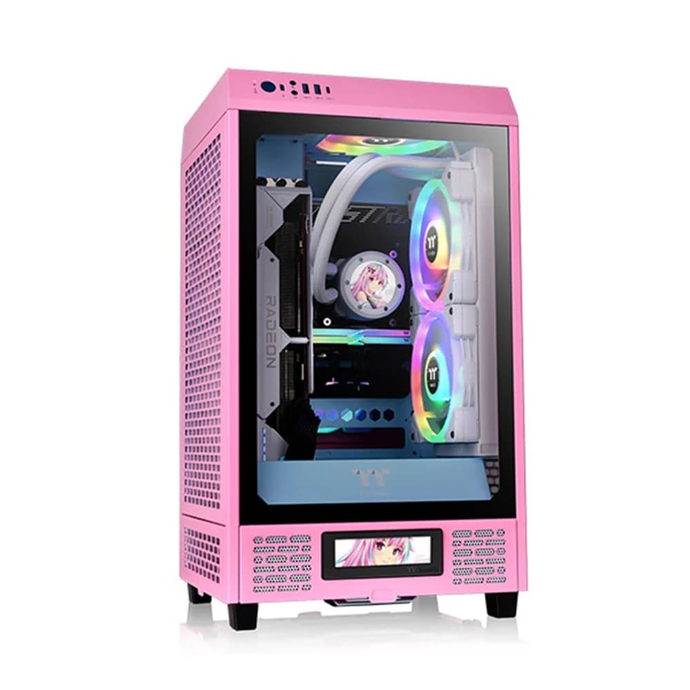 Thermaltake The Tower 200 Bubble Pink Mini Chassis PC Case
