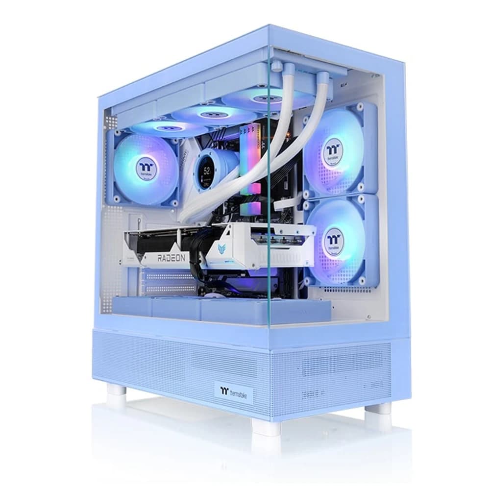 Thermaltake View 270 TG ARGB Hydrangea Blue Mid Tower Chassis PC Case
