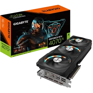 GIGABYTE RTX 4070 Ti GAMING OC 12G Graphics Card Close to the Box View