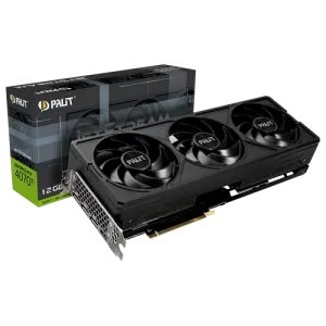 Palit GeForce RTX 4070 Ti JetStream 12GB GDDR6X Graphics Card, 192bit Memory Interface, 2610 MHz Boost Clock, 21 Gbps Memory Clock, PCI-E 4.0