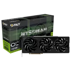 Palit GeForce RTX 4080 Super JetStream OC 16GB GDDR6X Graphics Card, 2295 MHz Graphics Clock, 256bit Memory Interface, 736 Memory Bandwidth, 4.6 OpenGL, 3.1 slot