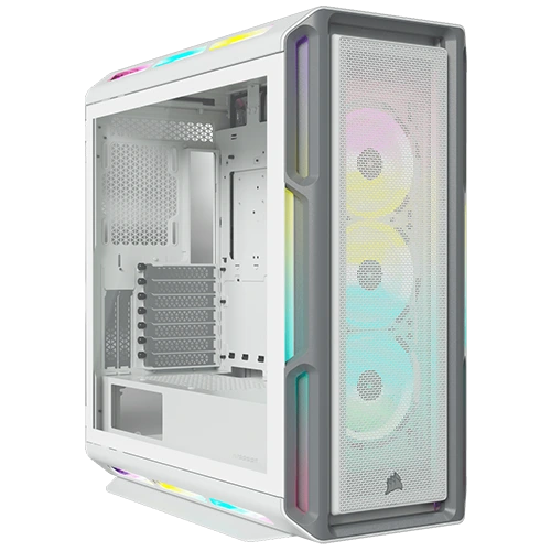 CORSAIR iCUE 5000T RGB Mid-Tower ATX PC Case — White