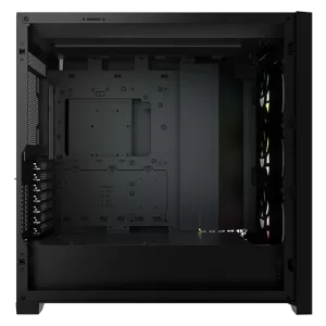 iCUE 5000X RGB Tempered Glass Mid-Tower ATX PC Smart Case —Black has Ample Space for Comoponents and Cable Management