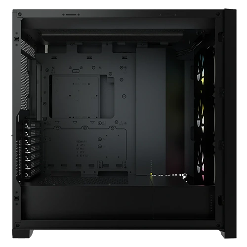 iCUE 5000X RGB Tempered Glass Mid-Tower ATX PC Smart Case —Black has Ample Space for Comoponents and Cable Management