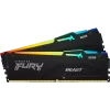 Kingston Fury Beast RGB KF560C40BBAK2-32 32GB (16GB x2) DDR5 6000MT/s Desktop Memor