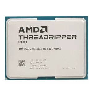 AMD Ryzen Threadripper Pro 7965WX Processor, 24 Cores & 48 Threads, 4.2GHz Base Clock, 350W TDP, 128MB L3 Cache