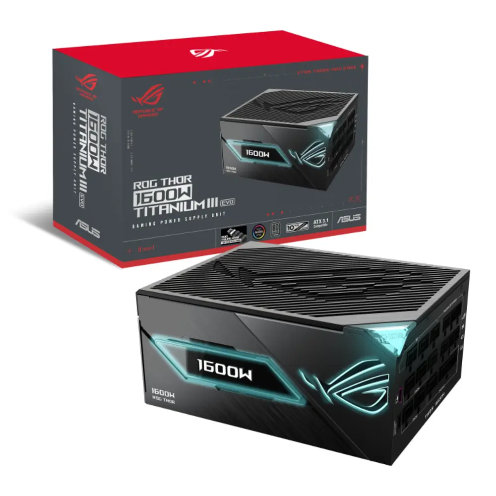 ASUS ROG Thor 1600W Titanium III EVO main ASUS ROG Thor 1600W Titanium III EVO Equalizer Power Supply