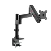 GAMEON Pole-Mounted Single Monitor Arm Black