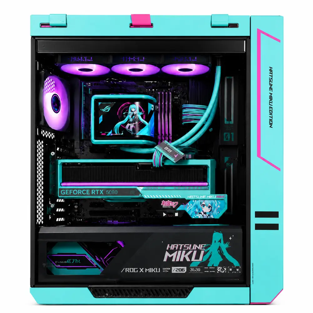 Hatsune Miku Limited Edition ASUS ROG Hatsune Miku Edition Gaming PC 1