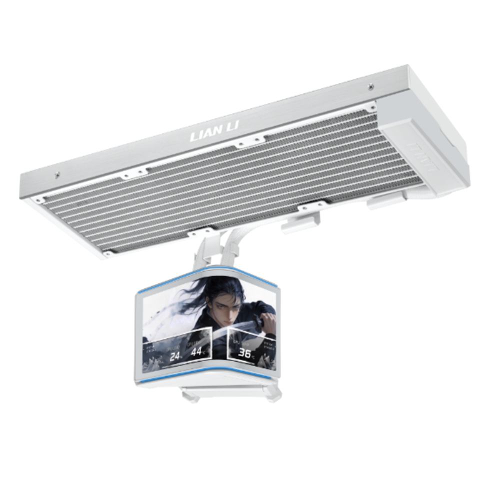 Lian Li HydroShift II OLED Curved 360 white Lian Li HydroShift II OLED Curved 360Fanless white