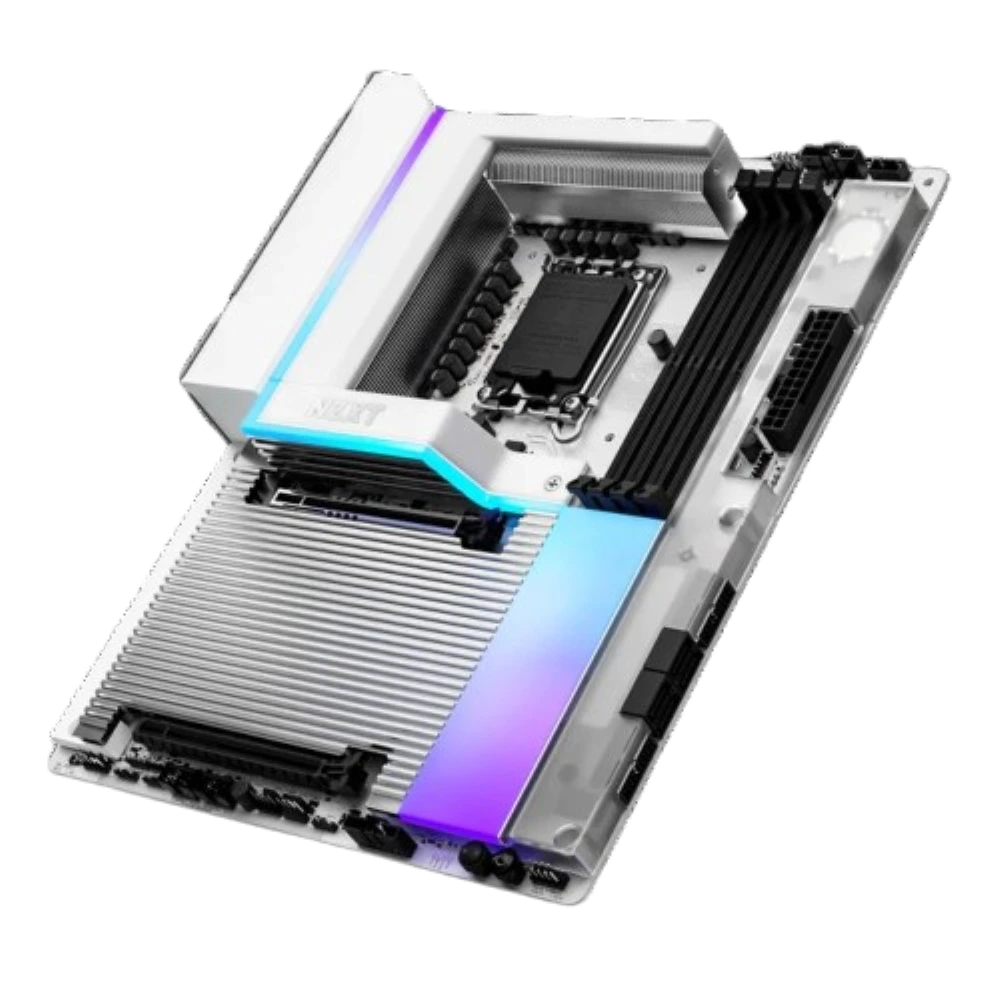 NZXT_N9_Z890_White_Intel_ATX_Gaming_RGB_main NZXT N9 Z890 White Intel ATX Gaming RGB Wi-Fi 7 Motherboard main