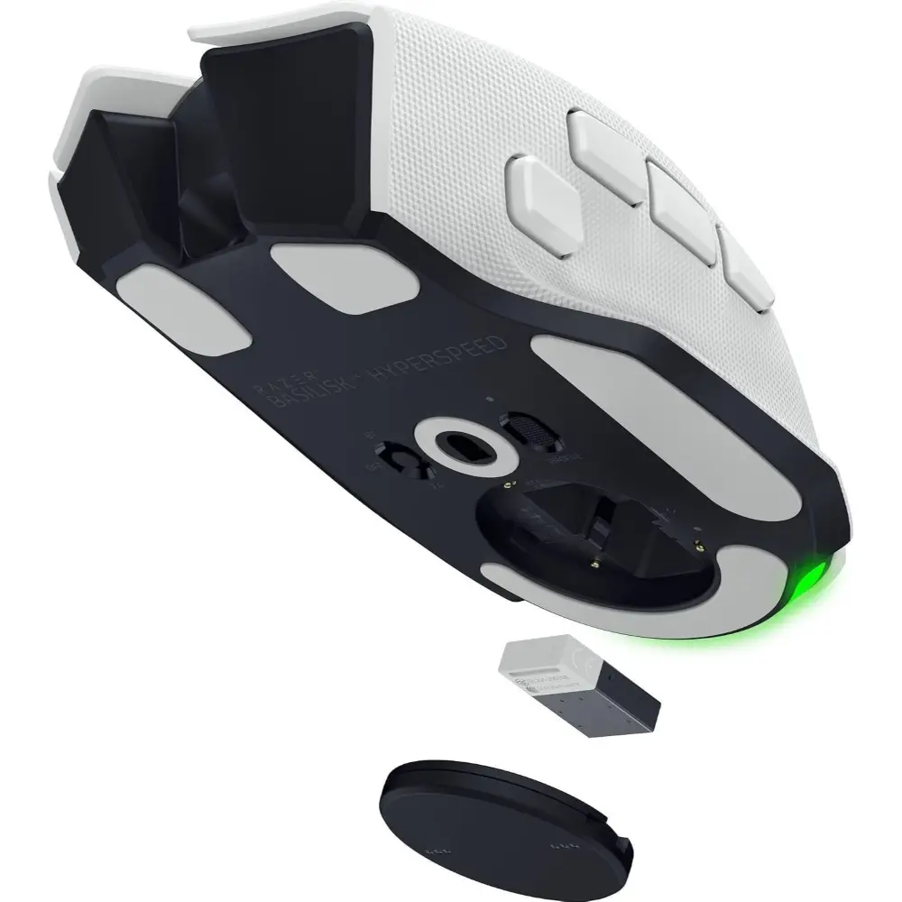 Razer Basilisk V4 HyperSpeed White Wireless Gaming Mouse 2