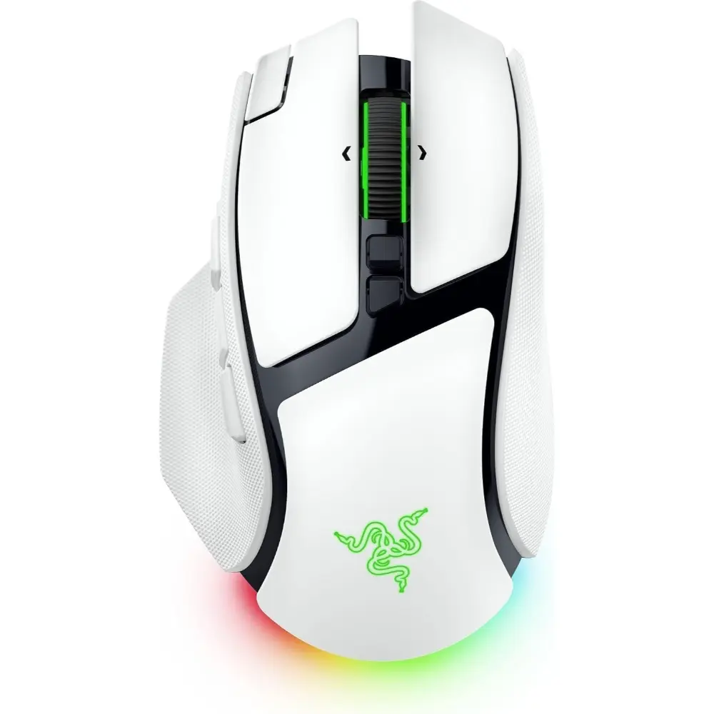 Razer Basilisk V4 Pro Wireless Gaming Mouse White Razer Basilisk V4 Pro Wireless Gaming Mouse White