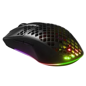 SteelSeries Aerox 3 Wireless Gaming Mouse, Ultra Lightweight Super-Fast with AquaBarrier, 3-zone PrismSync RGB