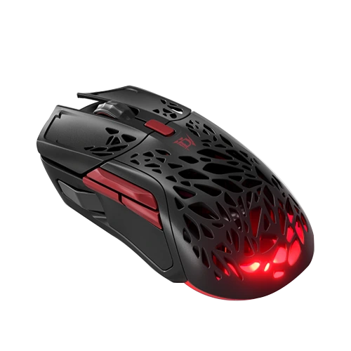 SteelSeries Aerox 5 Wireless Diablo IV Edition Gaming Mouse, Ultra-lightweight 76g, 9-button programmable layout, IP54 Switches, PrismSync lighting