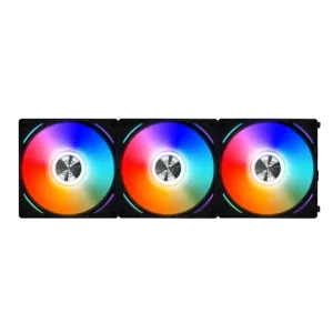 Lian Li UNI FAN AL120 Digital Addressable RGB 120 Fan — Tripple Pack Black