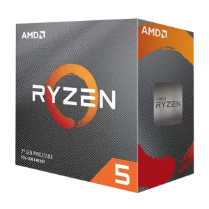 AMD Ryzen 5 3600 6-Core, 12-Thread Unlocked Desktop Processor side view