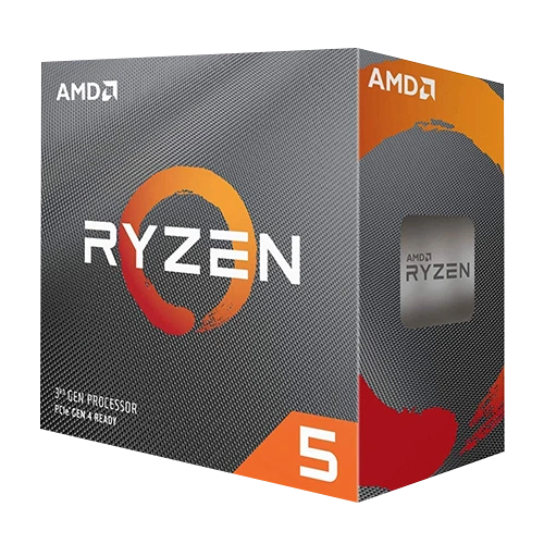 AMD Ryzen 5 3600 6-Core, 12-Thread Unlocked Desktop Processor side view