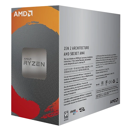 Processeur AMD Ryzen 5 4500 R5 4500 3.6 GHz 6 cœurs 12 threads, 7nm, L3 8  Mo, socket AM4 100-000000644, nouveauté, sans refroidisseur - AliExpress