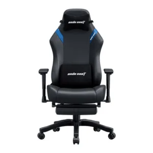 AndaSeat Luna Pro Gaming Chair with Footrest Black & Blue