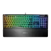 SteelSeries Apex 3 Water Resistant Gaming Keyboard, RGB Lighting, IP32 water resistant, Whisper Quiet Gaming Switches