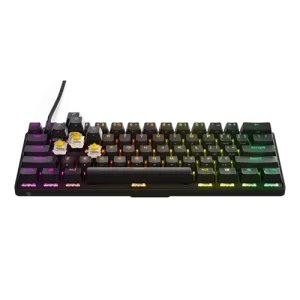 SteelSeries Apex 9 Mini Gaming Keyboard, 60% Form Factor, zero debounce, Fully swappable switches