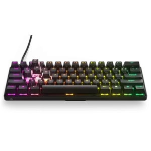 SteelSeries Apex Pro Mini Gaming Keyboard, 60% Form Factor, OmniPoint 2.0 Adjustable, 11x faster response, RAPID TRIGGER