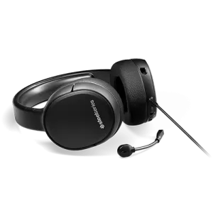 SteelSeries Arctis 1 Wired Gaming Headset, 100 db Headphone Sensitivity, Noise Canceling Bidirectional, On Ear Cup