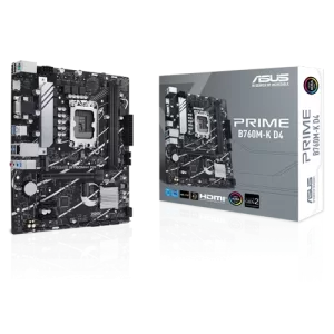 ASUS PRIME B760M-K D4 Micro-ATX Motherboard Close to the Box View