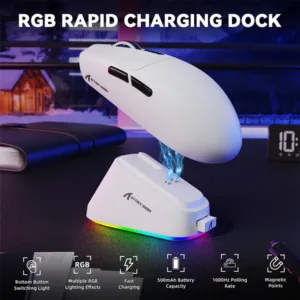 attack-shark-g3pro-tri-mode-wireless-gaming-mouse-white 2