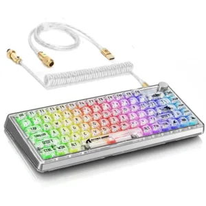 attack-shark-k75-transparent-mechanical-keyboard-white