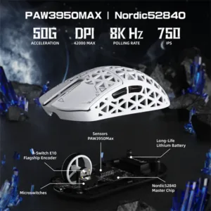 attack-shark-r5-ultra-carbon-fiber-wireless-8k-paw3950max-gaming-mouse-white 1