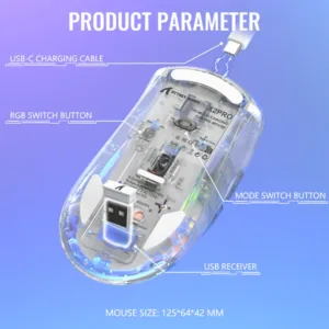 attack-shark-x2pro-wireless-gaming-mouse-white 3