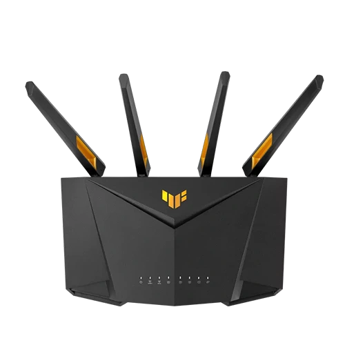 TUF Gaming AX3000 V2 Dual Band WiFi 6 Router with 4 antenas for long area coverage