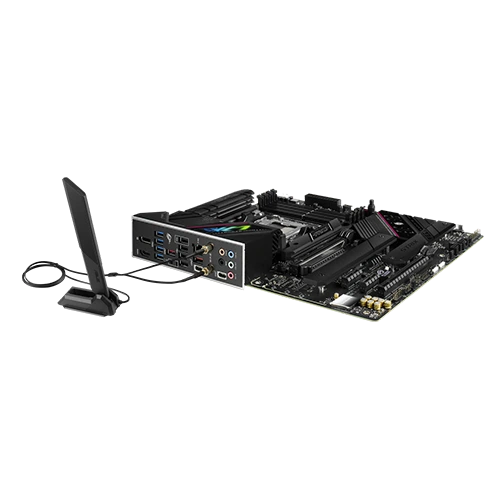 X670E-F GAMING WIFI Motherboard close to the antena
