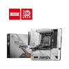 MSI B650M Project Zero AMD Motherboard, AMD B650 Chipset, 4x DDR5, 128GB Memory, 1x HDMI, 1x PCI-E x16 slot, 2.5Gbps LAN, AMD Wi-Fi 6E, 4x EZ Debug LED, mATX PCB Form Factor