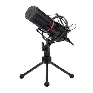 Redragon GM300 Blazar Gaming Stream Microphone, full metal made, support circle LED in custom colour, One button, support Volume control & Mute